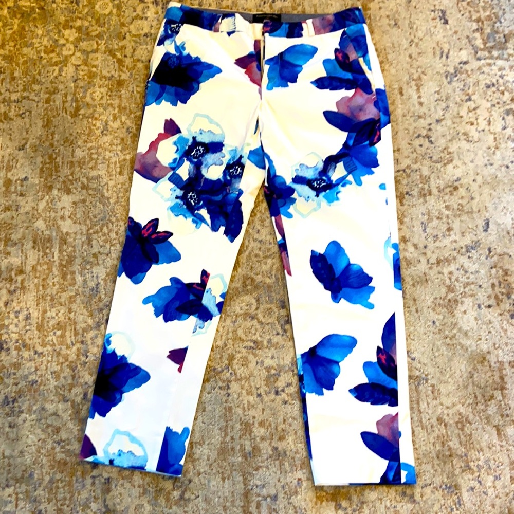 Women’s banana republic Hampton print crop pants size 4